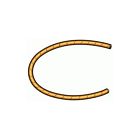 16-55696-1 Model Spark Plug Wire Bulk Orange With Black Tracer Eckler
