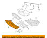 2125240230 Mercedes Oem Splash Under Engine Cover