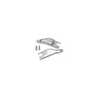 25-126649-1 Corvette Ignition Shield Upper Supports Chrome Eckler