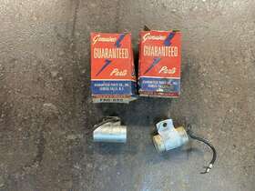 Frc-55s 4 Star Vintage Nos 1950s Heavy Duty Condensers X2 In Original Box