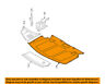 51717200846 Bmw Oem Splash Under Engine Cover