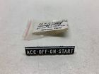 67-11584 Counterpart Chevy Gmc Truck Ignition Switch Indicator Acc Off On