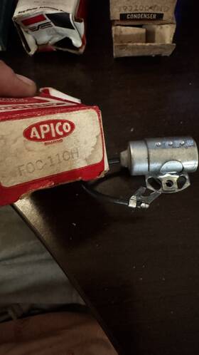 Apico Foc-110h Nos Vintage Classic Car Condenser 1932004-hd Used 1949-1969