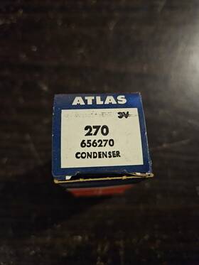 Atlas Ignition Parts 656270 Nors 270 Condenser
