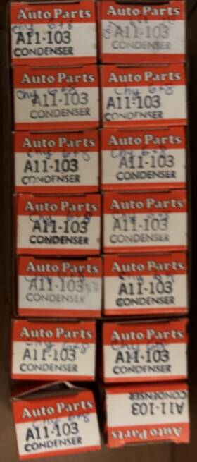 A11-103 Auto Parts Dons Blow Out Sale 14 Or Ch 103 Condensers 1959-72 Mopar