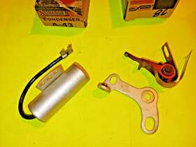 Borg Warner Sorensen Set86 A43 Contact Points And Condenser 40 41 42 46 47 48 49 50 51 52 Packard Autolite Igt