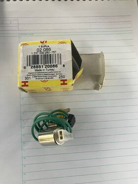 1237330280 Bosch 1971-1980 Volkswagen Super Beetle Distributor Ignition Condenser Oem 02086