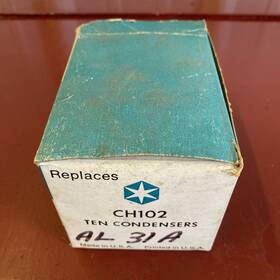 Chrysler Desoto Dodge Plymouth Ch102 Nors Box 10 Condenser Ch-102 For 1959 - 73 V8