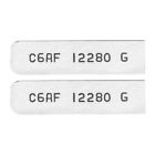 Csw195b6 Mustangs Unlimited Spark Plug Wire Id Tag Set Pair Mustang