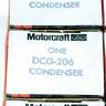 Dcg-206 Motorcraft Condensers Nos