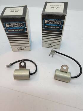 Jc36 E-tron Ignition Condenser Nos Lot Of 2