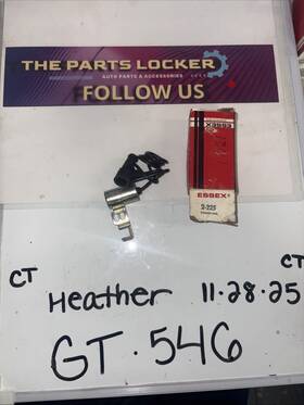 2-225 Essex 1 Automotive Parts Part Number Ignition Condenser Nos Oem