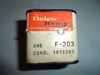 1972280 F-203 Delco Remy Condenser Brand New With Original Metal Box Usa
