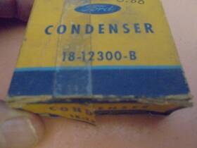 18-12300-b Ford Vintage New Old Stock Nos Distributor Condenser 1932-36 V8