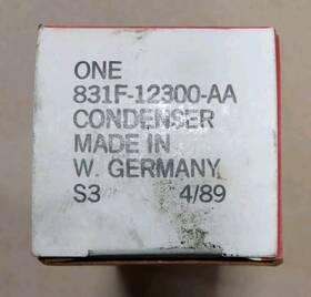 831f-12300-aa Ford Genuine Power Products Condenser Made In West Germany D23