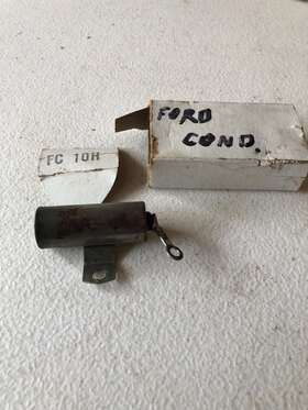 Fc-10h Ford Vintage Distributor Condenser Oem Fc 10h