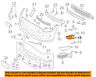 Fr3z8311g Ford Oem Mustang Front Bumper Deflector Left
