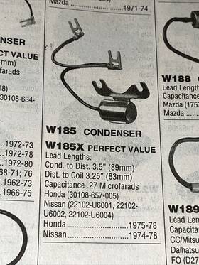 W185x Kemparts W185 Condenser