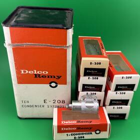 Lotus E-208 Nos Oem Delco Remy 1972821 Lot Of 8 Condensers