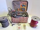 0icu812 Mixed Lot Rolls Of Vintage Spark Plug Wire And Old