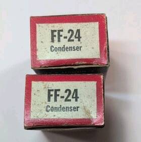 Ff-24 Niehoff Ignition Points Condenser Set Of 2 Nos Vintage Auto Part