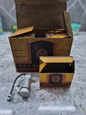 P&d Uc-107 Vintage P&d Ignition Condenser 1947-65 Box Of 10