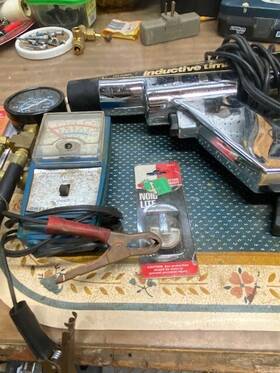 244.213801 Sears Classic Antique Tune Up Tools /points And Condenser Ignition System