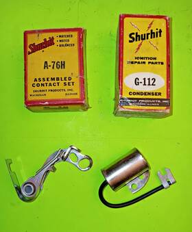 A76h Shurhit Ignition Points And Condenser 48 49 50 51 52 53 54 55 56 Dodge Willys Trucks