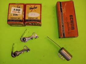 Al113 Shurhit Echlin Dual Points And Condenser 58 59 60 61 62 63 Chrysler Dodge Plymouth Desoto Usa