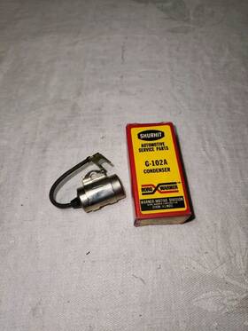 G-102a Shurhit Vintage Condenser Borg Warner Nos