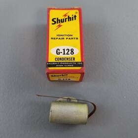 G-128 Shurhit 1 New Nos Condenser G128 Chrysler Universal 1960-65 Borg Warner