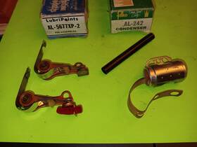 Al5577xp-2 Standard Motor Products Filko Dual Ignition Contact Points And Condenser 1962 1963 1964 Studebaker V8 289