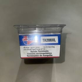 Standard Motor Products Stp208 65 Pc Yellow Spade Terminal Clip 12-10 Ga. #10 Stud. Carquest