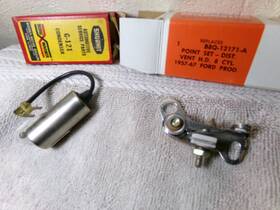 Surehit Asp Bbq-12171-a Nors Auto Service Parts Point Set Condenser Fits 1957-67 Ford V-8