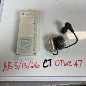 Von Housen C444 Ignition Condenser - For Select Imported Cars Vintage Nos