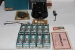 1955-1956 Ford Lincoln Mercury V8 Distributor Cap,rotor,points,condenser,plugs. Fixed Price $30.00.