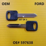 New Oem Strattec Genuine Ford Logo H-75 H75 Service Keys Oe# 597638 Set Of 2. Fixed Price $19.92.