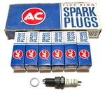 Set Of Vintage Nos Ac Non Resistor Spark Plugs 44XLO 5613292 Made Usa. Fixed Price $39.95.