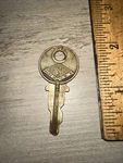 Antique Briggs & Stratton Car Key #37 Basco Brass. Fixed Price $30.00.