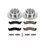 Brake Rotors/pads Solid Surface Iron Natural Finish Ford Front Kit. Fixed Price $226.12.
