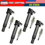 4X Ignition Coil & Iridium Spark Plug For 2006-2011 Hyundai Accent Kia Rio UF499. Fixed Price $31.08.