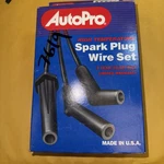 Autopro 22610 / 7619 Spark Plug Wire Set Made In Usa, Fits Ford 1955-1976. Fixed Price $26.50.