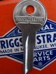 Briggs & Stratton *round* Oem Key Blank Most Harley Davidson Indian Thru 1969. Fixed Price $19.95.