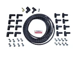 8MM Diy Cloth Covered Spark Plug Kit Vintage Wires V8 Black White Hei. Fixed Price $99.99.