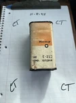 Genuine Gm Vintage Nos Delco Remy E215 / 1972864 Condenser. Fixed Price $9.11.