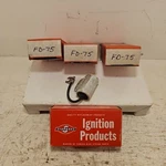 New Lot Of 4 Genuine Standard Ignition Condensers FD-75. Fixed Price $37.81.