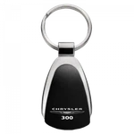 Chrysler 300 Black Teardrop Authentic Logo Key Chain Fob Ring Officially License. Fixed Price $15.95.