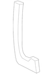 Genuine Ford Stone Deflector HC3Z-99292A23-A. Fixed Price $10.34.