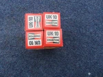 Vintage Champion New Old Stock UK10 Spark Plugs 18MM Short Reach. Fixed Price $33.85.