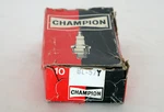 Champion BL-57Y Spark Plugs, Box Of 10, New Old Stock. Fixed Price $9.50.